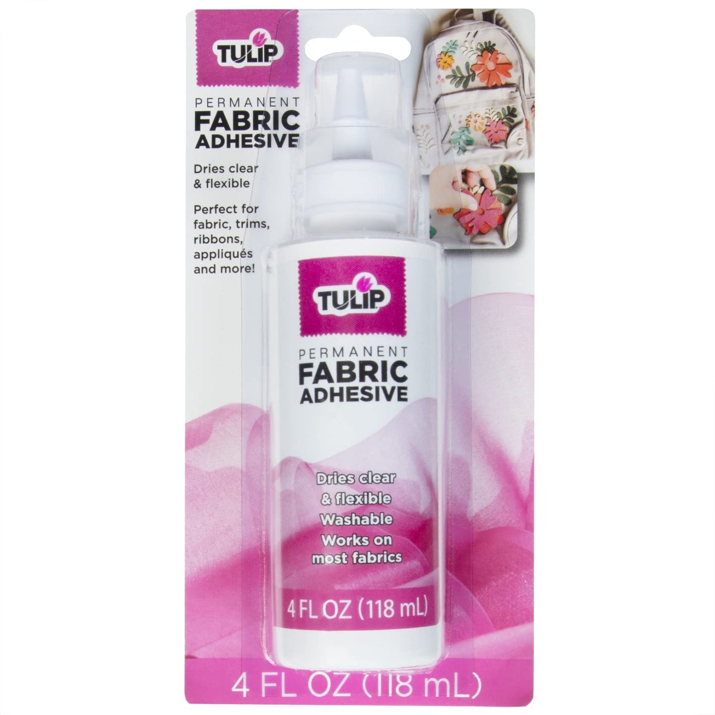 Tulip Permanent Fabric Adhesive 4oz (113g)