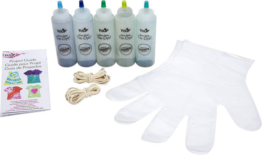 Tulip One-Step Tie Dye Backpack Kit Beachy Blues, 31pc