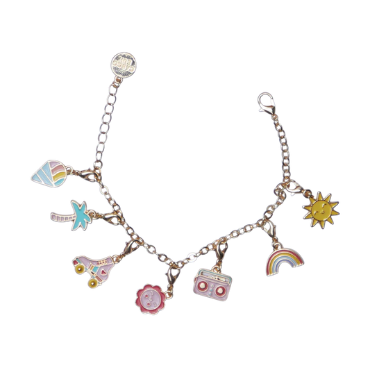 Calendar bracelet and charms set