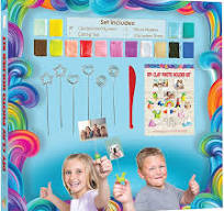 Hapinest DIY Clay Photo Holder Kit Arts and Crafts