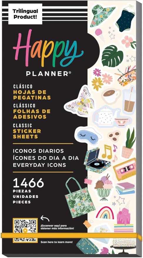Happy Planner Sticker Value Pack 30/Sheets-Everyday Icons Classic