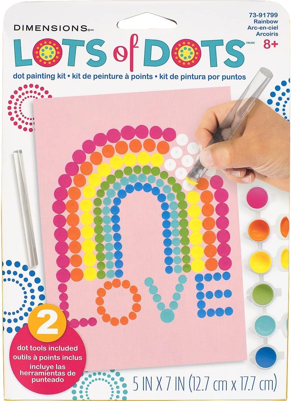 Lots of Dots Rainbow Dotting Kit - Dp crafts