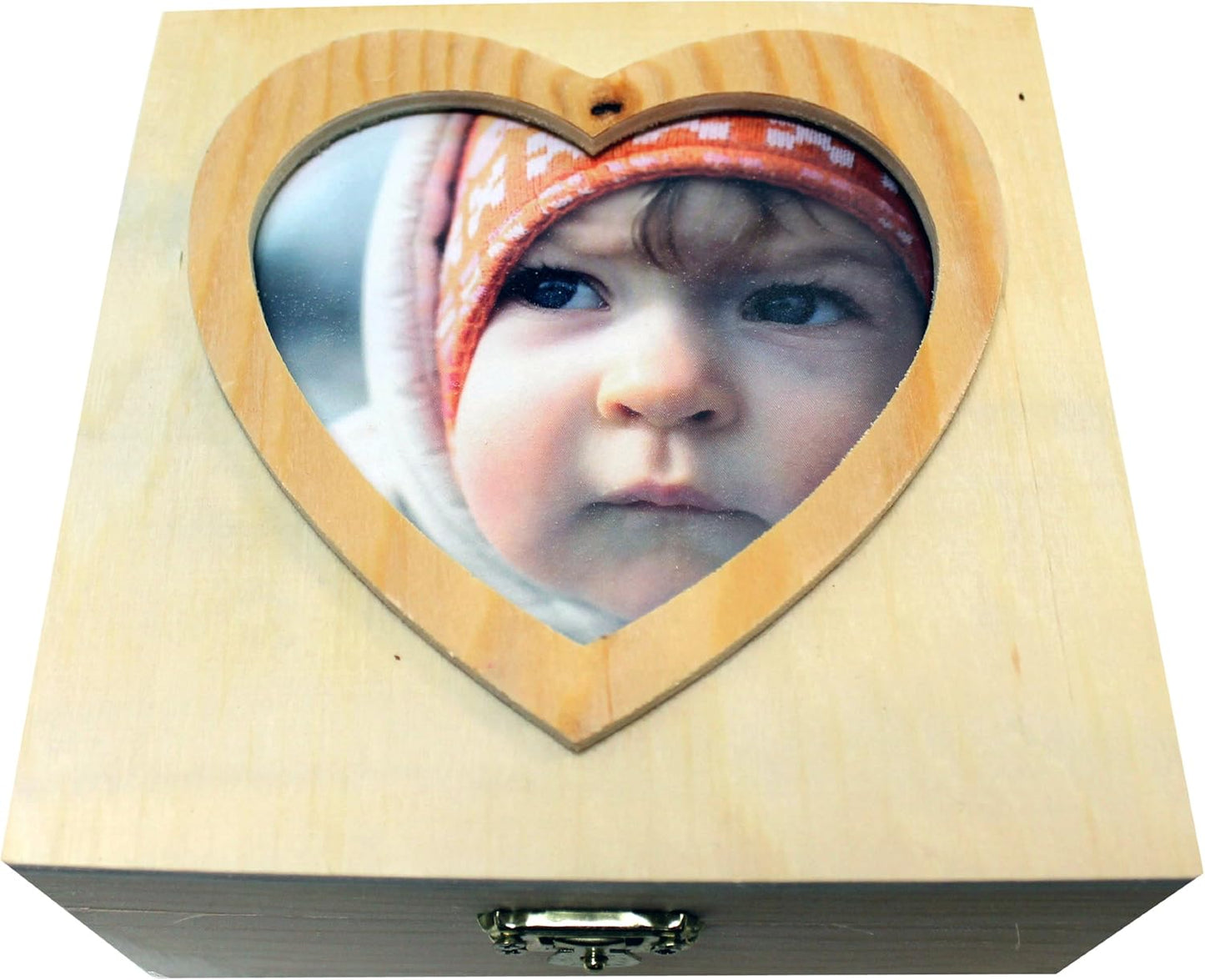 Wood Heart Box