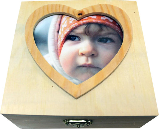Wood Heart Box