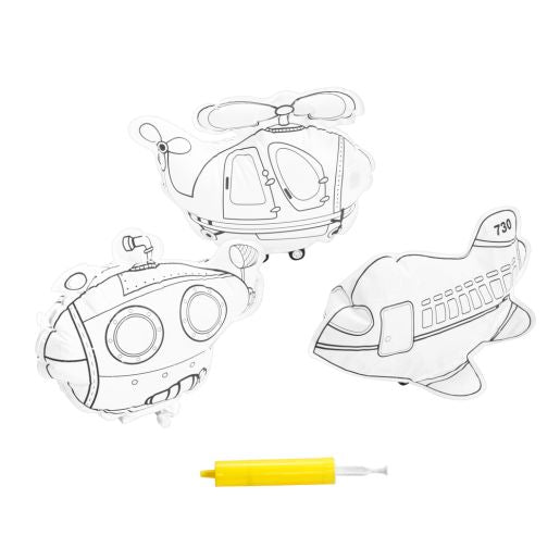 Colorations Decorate & Inflatable Vehicles - Set of 12