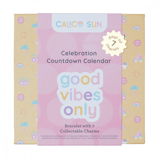 Calendar bracelet and charms set