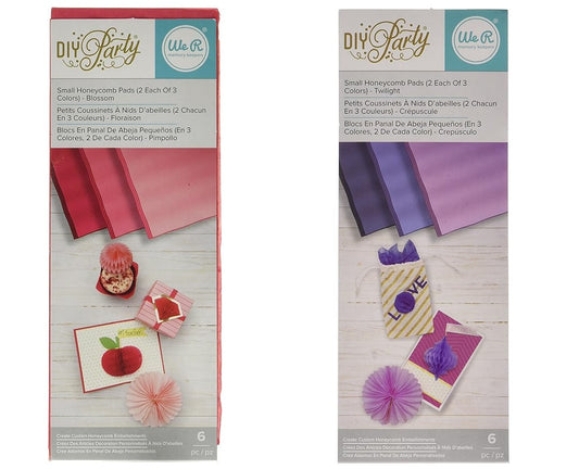 6 Piece DIY Party Honeycombs, Small