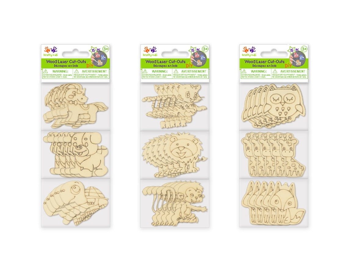 Laser Wood Animal Cutout