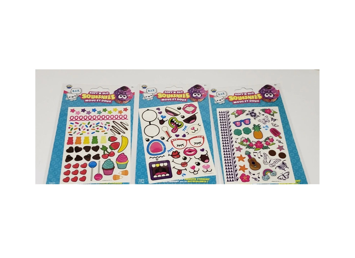 Squishy Transfer Stickers 30+ Soft'N Slo
