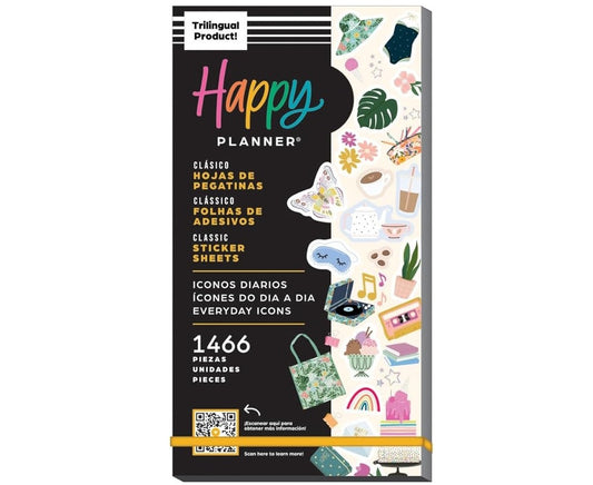 Happy Planner Sticker Value Pack 30/Sheets-Everyday Icons Classic