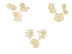 Laser Wood Animal Cutout - Dp crafts