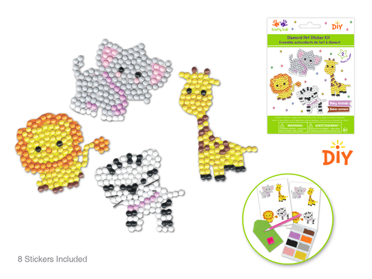 Animal Diamond art stickers