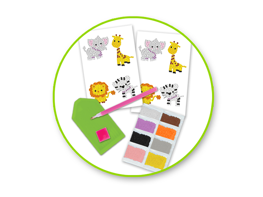 Animal Diamond art stickers