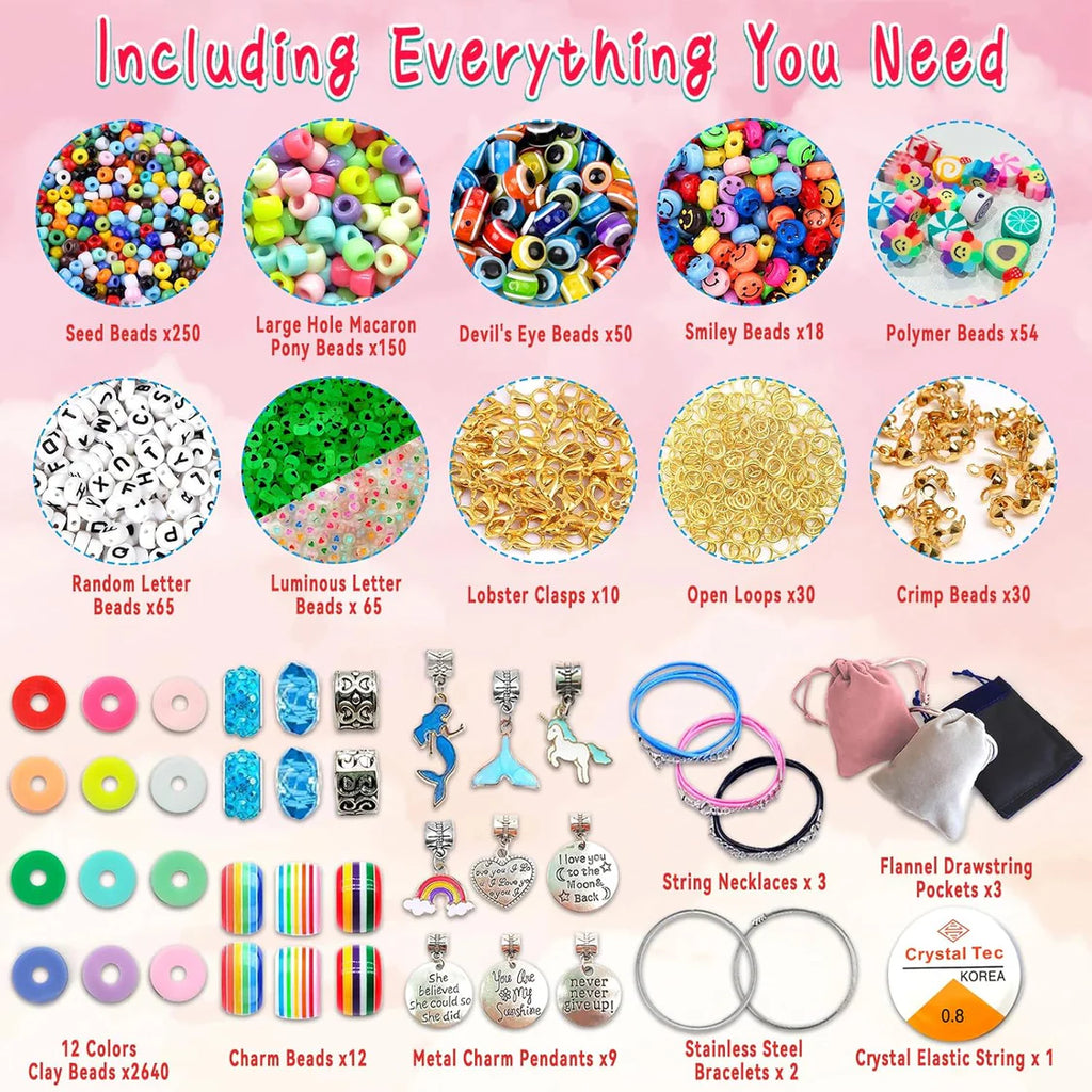 Clay Beads Bracelet Making Kit - Dp crafts