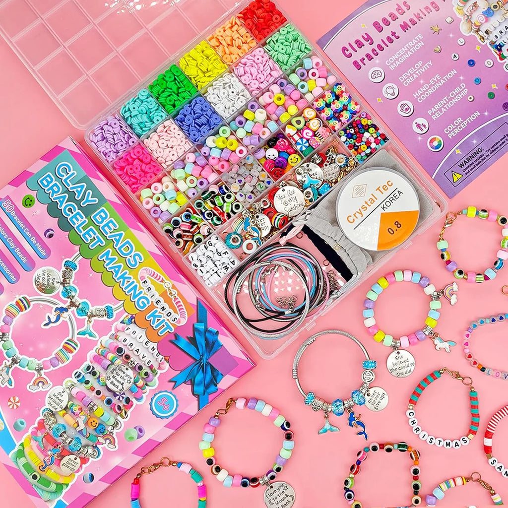 Clay Beads Bracelet Making Kit - Dp crafts