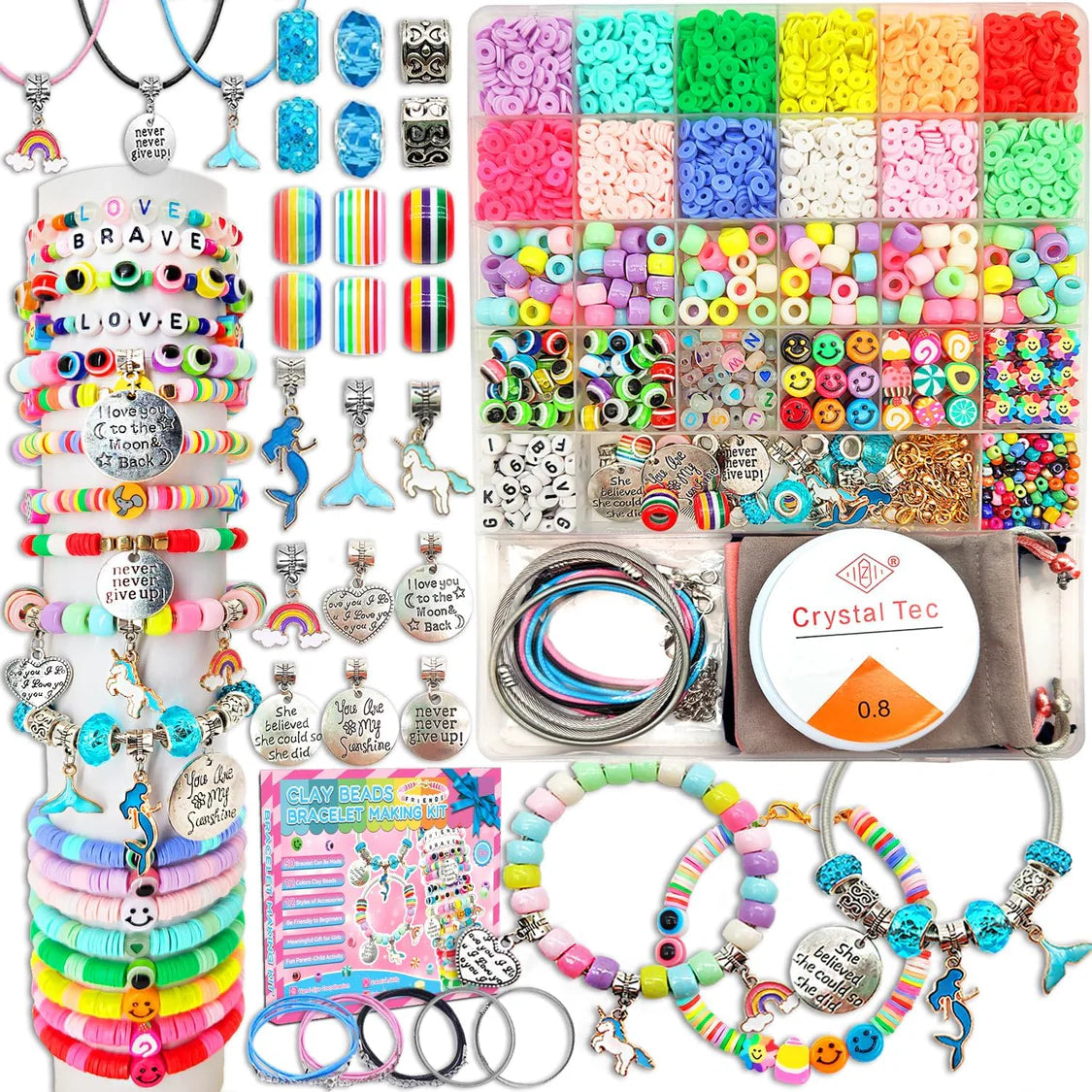Clay Beads Bracelet Making Kit - Dp crafts