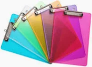 Transparent Clipboards 6 Pk