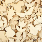 Colorations Natural Tones Wooden Shapes - 500 Pcs - Dp crafts