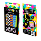 Smarts & Crafts Patterned Craft Sticks Kit - Dp crafts