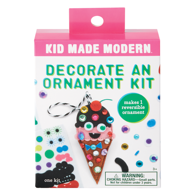 Kid Made Modern Decorate An Ornament Kit - Ice Cream Cone - Dp crafts