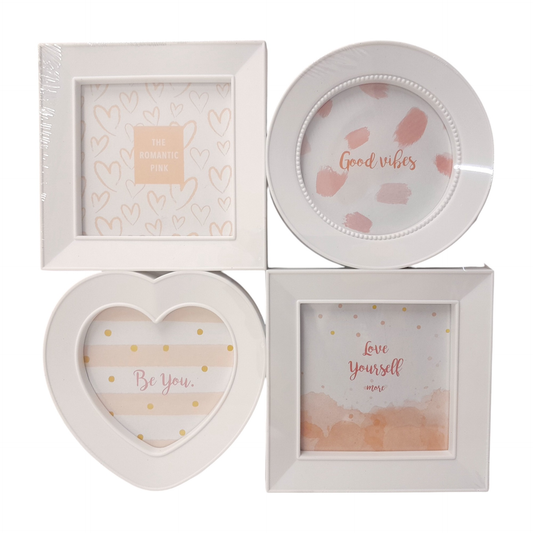9"x9" Photo Frame White