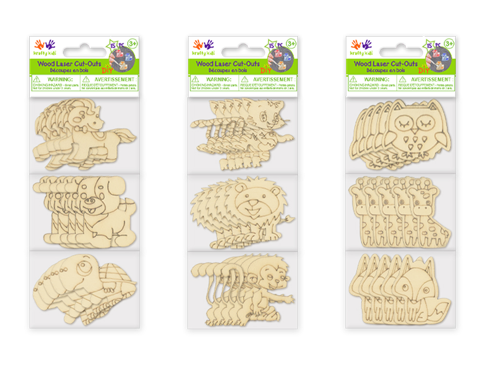 Laser Wood Animal Cutout