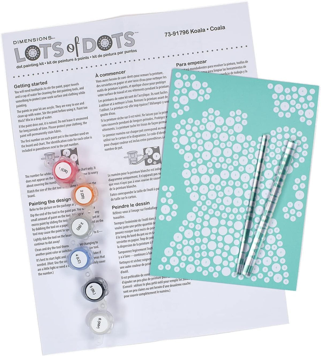 Lots of Dots Koala Kit 5 x 7 inch - Dp crafts
