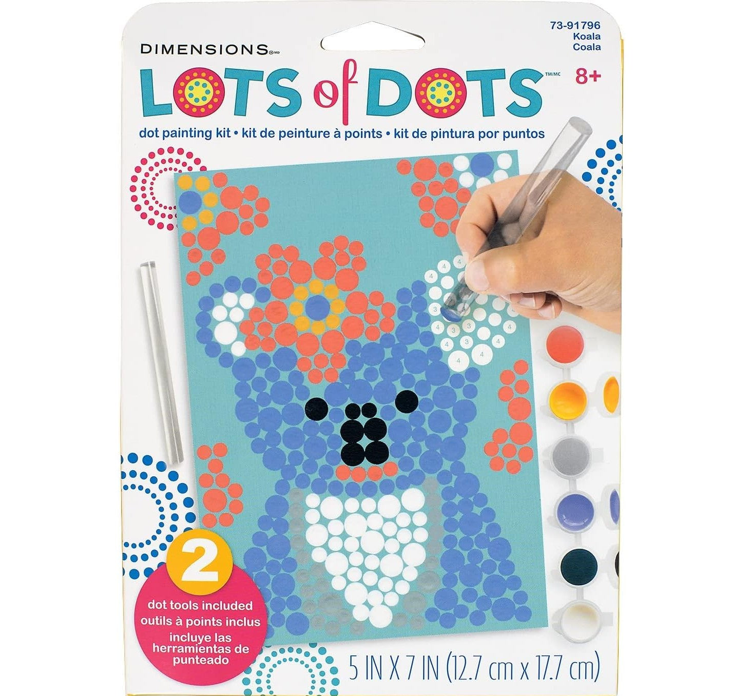Lots of Dots Koala Kit 5 x 7 inch - Dp crafts
