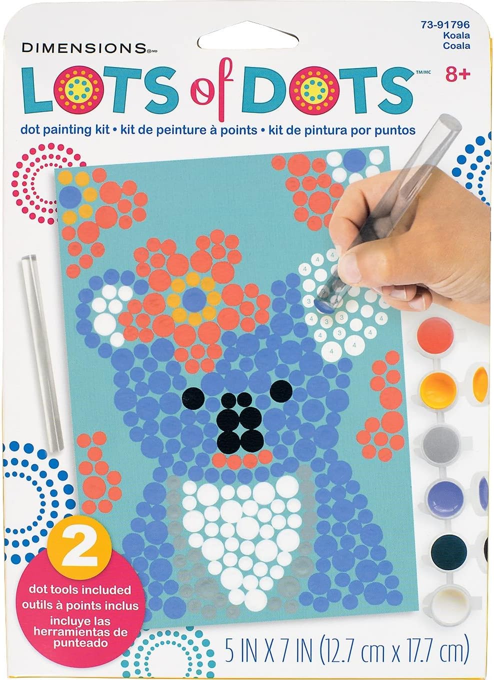 Lots of Dots Koala Kit 5 x 7 inch - Dp crafts