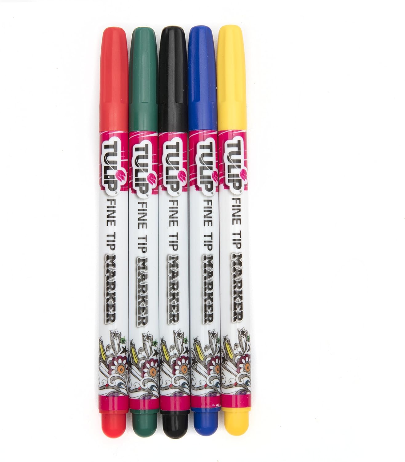 Tulip Fabric Markers Fine Tip 5 Color - Dp crafts