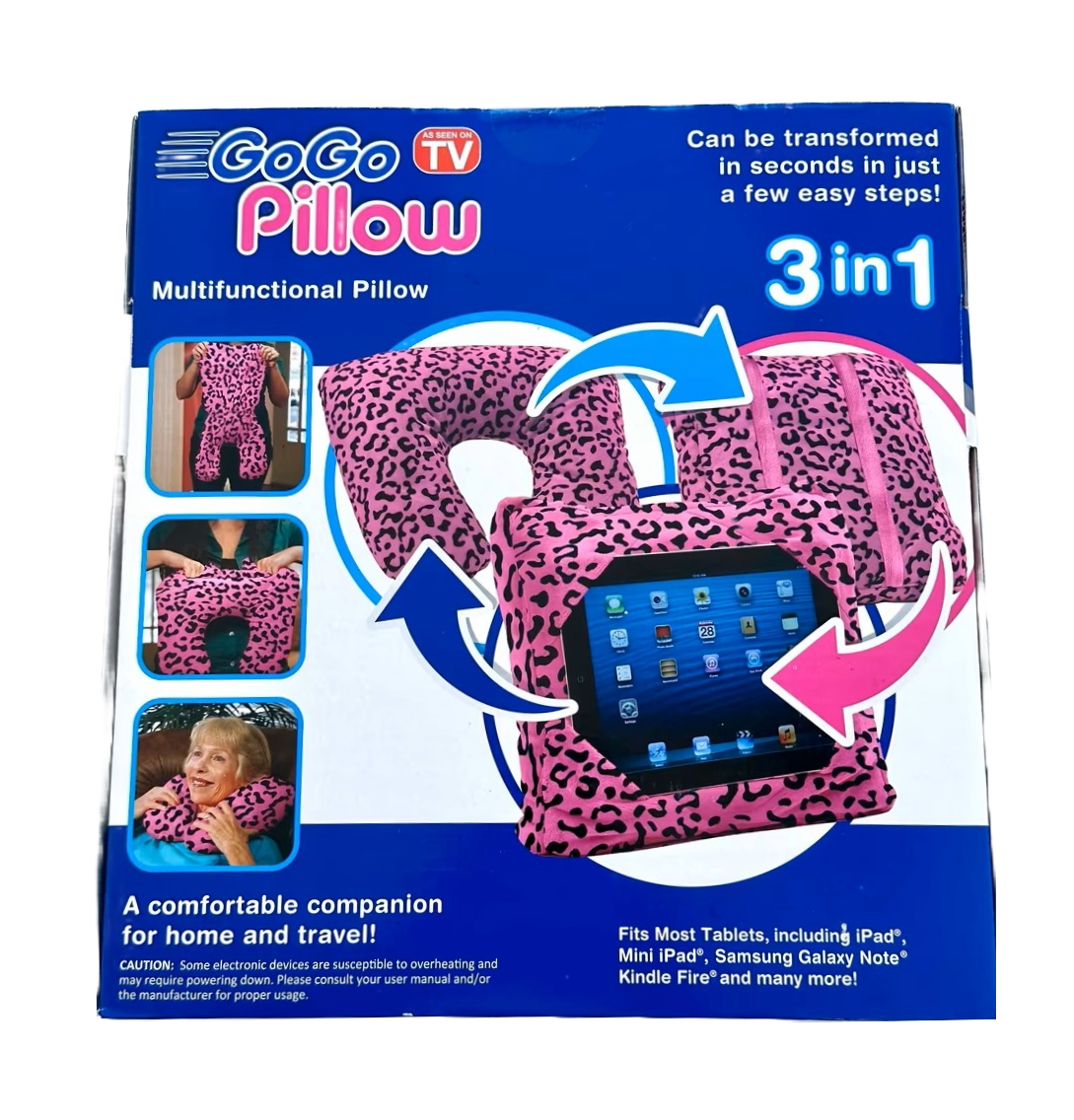 GoGo Pillow, Pink Leopard - Dp crafts