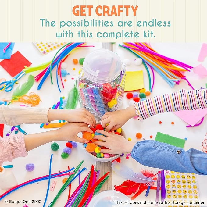EpiqueOne 2100-Piece Arts & Craft Supplies Set - Dp crafts