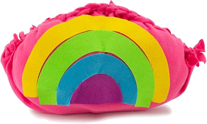 Easy- To- Knot Rainbow Pillow - Dp crafts