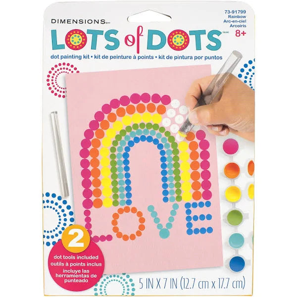 Lots of Dots Rainbow Dotting Kit - Dp crafts