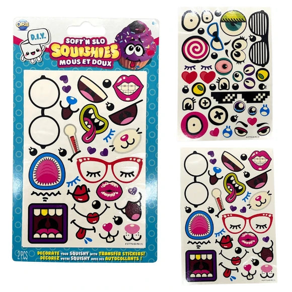 Squishy Transfer Stickers 30+ Soft'N Slo - Dp crafts