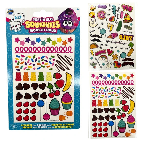 Squishy Transfer Stickers 30+ Soft'N Slo - Dp crafts